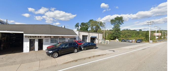 Turnpike Autobody and Richards Car Wash logo